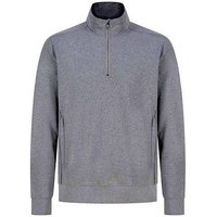 Utopic Unisex Troyer Bio-Baumwolle Sweatshirt Quarter-Zip-Reißverschluss Viertelreißverschluss bis 4XL
