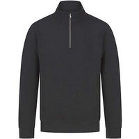 Utopic Unisex Troyer Bio-Baumwolle Sweatshirt Quarter-Zip-Reißverschluss Viertelreißverschluss bis 4XL