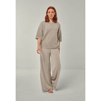 YOU LOOK PERFECT Merino Loungewear Set „Strickpullover Fay & Strickhose Frida"