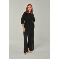 YOU LOOK PERFECT Merino Loungewear Set „Strickpullover Fay & Strickhose Bailey"