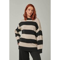 YOU LOOK PERFECT 100% Merino Blockstreifen Pullover "Felia"