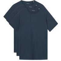 KnowledgeCotton Apparel 3-Pack Basic T-Shirts aus Bio-Baumwolle