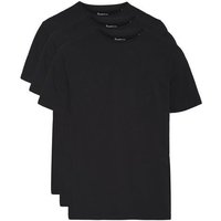 KnowledgeCotton Apparel 3-Pack Basic T-Shirts aus Bio-Baumwolle