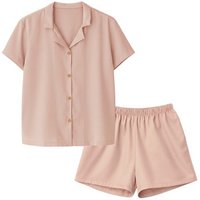 AGA.PIE Damen Pyjama-Set Kurzarm aus 100% Lyocell aus Bambuscellulose