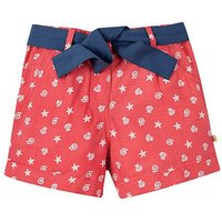 Frugi Seren Shorts Coral Shell Polka – Muscheln und Seesterne