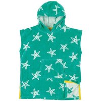 Frugi Kapuzenhandtuch Seestern mint-weiss Little Havana Hooded Towel Pacific Starfish