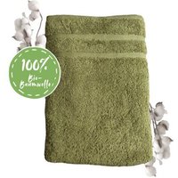 NATURAWALK Handtuch aus 100% Bio-Baumwolle | Milano Deluxe | Reseda | in verschiedenen Größen