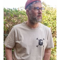 päfjes Wanted Gesucht / Pinguin Pirat Paulo Rusticalo - Fair Wear Unisex Männer Bio T-Shirt