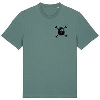 päfjes Wanted Gesucht / Pinguin Pirat Paulo Rusticalo - Fair Wear Unisex Männer Bio T-Shirt