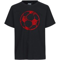 HANDGEDRUCKT "Fußball" Unisex T-Shirt Neutral