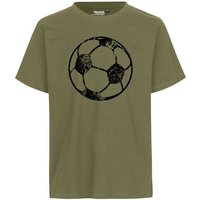 HANDGEDRUCKT "Fußball" Unisex T-Shirt Neutral