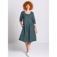 Heidekönigin Leinenkleid Delavé