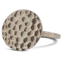 ting goods Ring gehämmert, Messing oder Sterling Silber