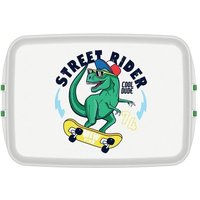 Biodora Bio-PE Lunchbox (0,8 L) – Verschiedene Designs – Biokunststoff auf Stärkebasis – Made in EU