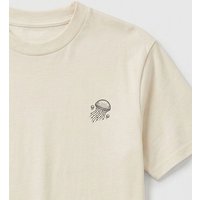 vis wear Qualle Familie - Pure Natural Bio Baumwolle Shirt