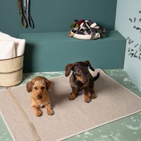 nahtur-design Hundematte aus Loden | 100 % Schurwolle | Trageriemen | 3 Größen