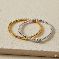 MOANINA Armband Adda - 925 Silber/18k Gold Vermeil