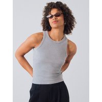 Honest Basics Damen Geripptes Racer-Top aus Bio- und recycelter Baumwolle