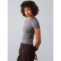 Honest Basics Damen Slim Fit T-Shirt aus Bio- und recycelter Baumwolle