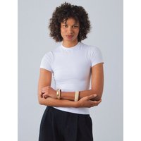 Honest Basics Damen Slim Fit T-Shirt aus Bio- und recycelter Baumwolle