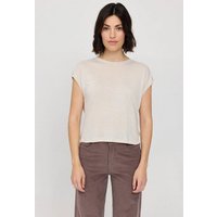 Mazine Cropped Viscose T-Shirt - aus Ecovero
