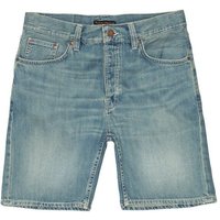 Nudie Jeans Shorts Seth Drift Wood - Light Blue