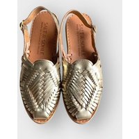 Salt and Sohle Leder Huarache Sandalen für Damen | ANANAS
