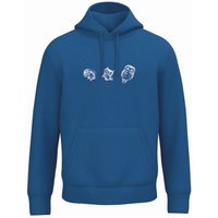 Greenspired Basic Bio Unisex Hoody Nr. 4 Three Owls 350g/m² XXS - 3 XL