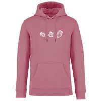 Greenspired Basic Bio Unisex Hoody Nr. 4 Three Owls 350g/m² XXS - 3 XL