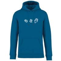 Greenspired Basic Bio Unisex Hoody Nr. 4 Three Owls 350g/m² XXS - 3 XL