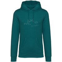 Greenspired Basic Bio Unisex Hoody Nr. 4 Skybirds 350g/m² XXS - 3 XL