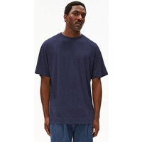 ARMEDANGELS MAARKOS LINEN Herren T-Shirt aus Baumwoll-Leinen-Mix