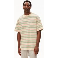 ARMEDANGELS MAARKOS STRIPES Herren T-Shirt aus 100% Bio-Baumwolle