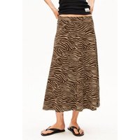 ARMEDANGELS ILENIAA LARAA ZEBRA Damen Jerseyrock aus Bio-Baumwoll Mix