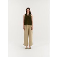AmourLinen Leinen-Top mit Schleifenausschnitt AMORA