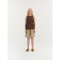 AmourLinen Leinen-Top mit Bindeband SERENA