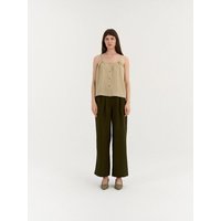 AmourLinen Leinen-Top mit Knöpfen MARIS