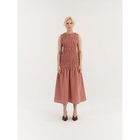 AmourLinen Leinenkleid mit Smokeinsatz VALENCIA