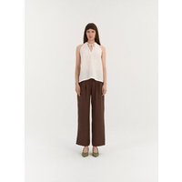 AmourLinen Leinen-Top mit Schleifenausschnitt AMORA