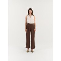 AmourLinen Klassische gerade Leinenhose VERA