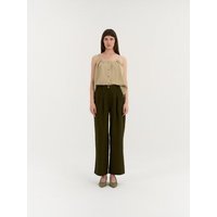 AmourLinen Klassische gerade Leinenhose VERA