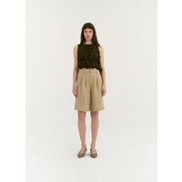 AmourLinen Klassische Leinen-Shorts LEONA