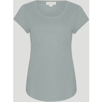 The Hemp Line Kurzarm-Shirt aus Hanf und Bio-Baumwolle (22116)