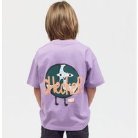 PlayPlayPauly CHECKER TOBI Erde Unisex Kinder T-Shirt aus Bio-Baumwolle
