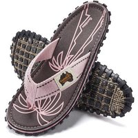 GUMBIES Palm Leaf Grey - Nachhaltige Flip Flops aus recyceltem Material