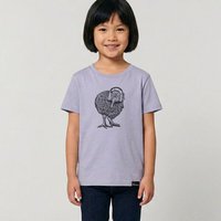 little kiwi Kinder T-Shirt, "Kopfhörer auf", Lavender
