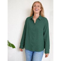 FUXBAU Frauen Musselinbluse