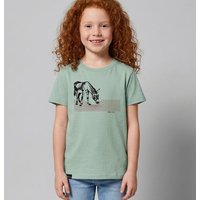 little kiwi Kinder T-Shirt, "Eselchen", Aloe