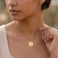 Divasya Gold-Halskette Om Mantra