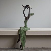 Moogoo Creative Africa Bronze-Skulptur "Baby Party" by Karim Sana | versch. Farben und Größen